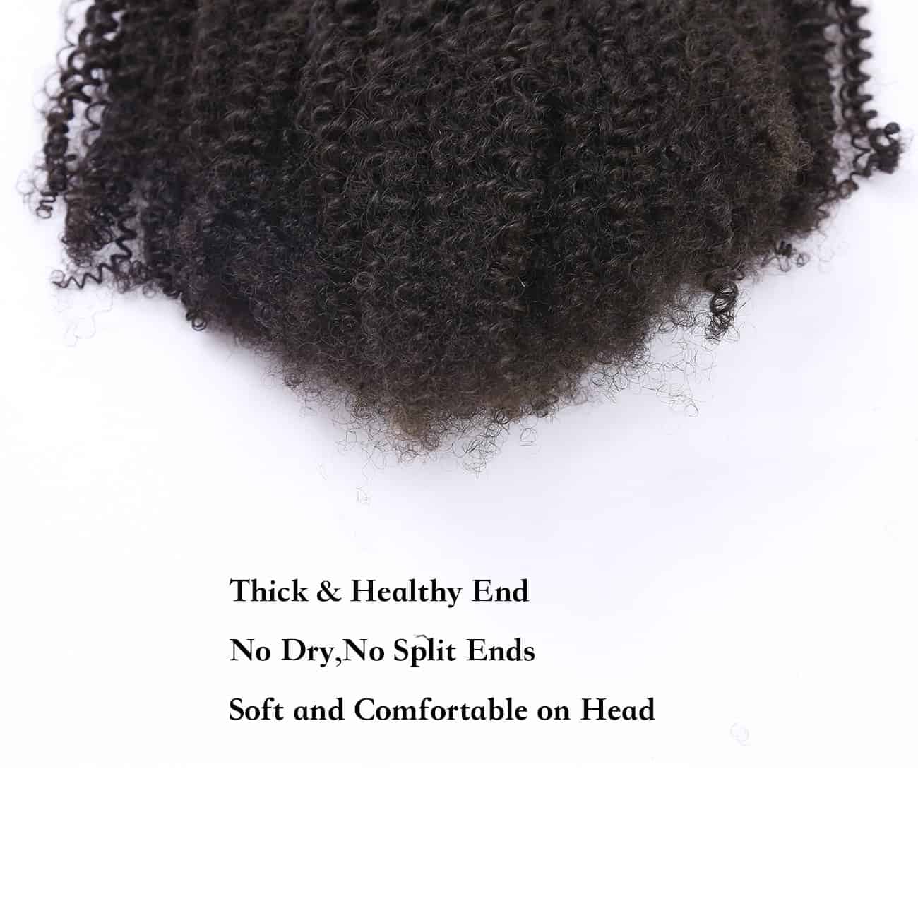 Loxxy 12 pulgadas Afro Rizos Kinkys Extensiones de Cabello - Imagen 5