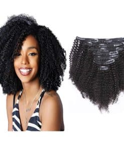 Loxxy 12 pulgadas Afro Rizos Kinkys Extensiones de Cabello