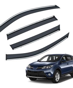 PLDDE 4pcs Deflectores de Ventanas Ahumados Compatibles con