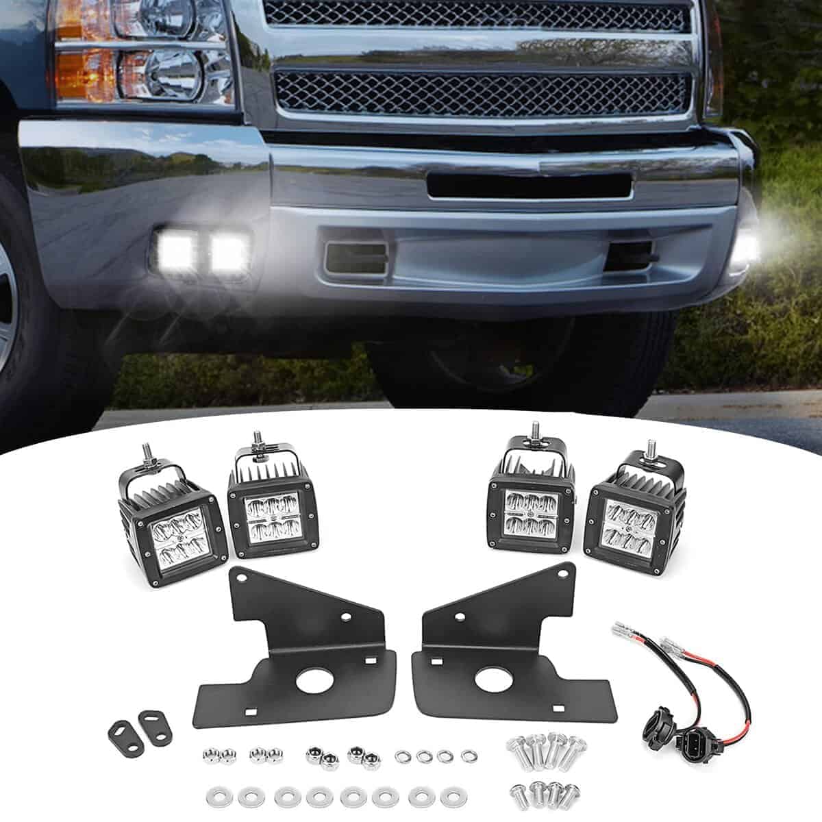 Kit de Luces LED de Niebla Dasen de 3 pulgadas 24W y