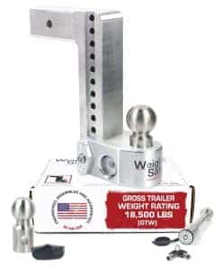 Weigh Safe Adjustable Trailer Hitch Ball Mount - Soporte de