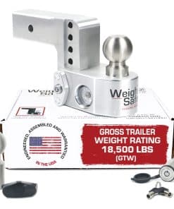 Weigh Safe Adjustable Trailer Hitch Ball -0 lbs GTW