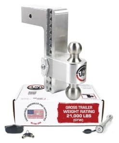 Weigh Safe Adjustable Trailer Hitch Ball Mount, -1,000 GTW