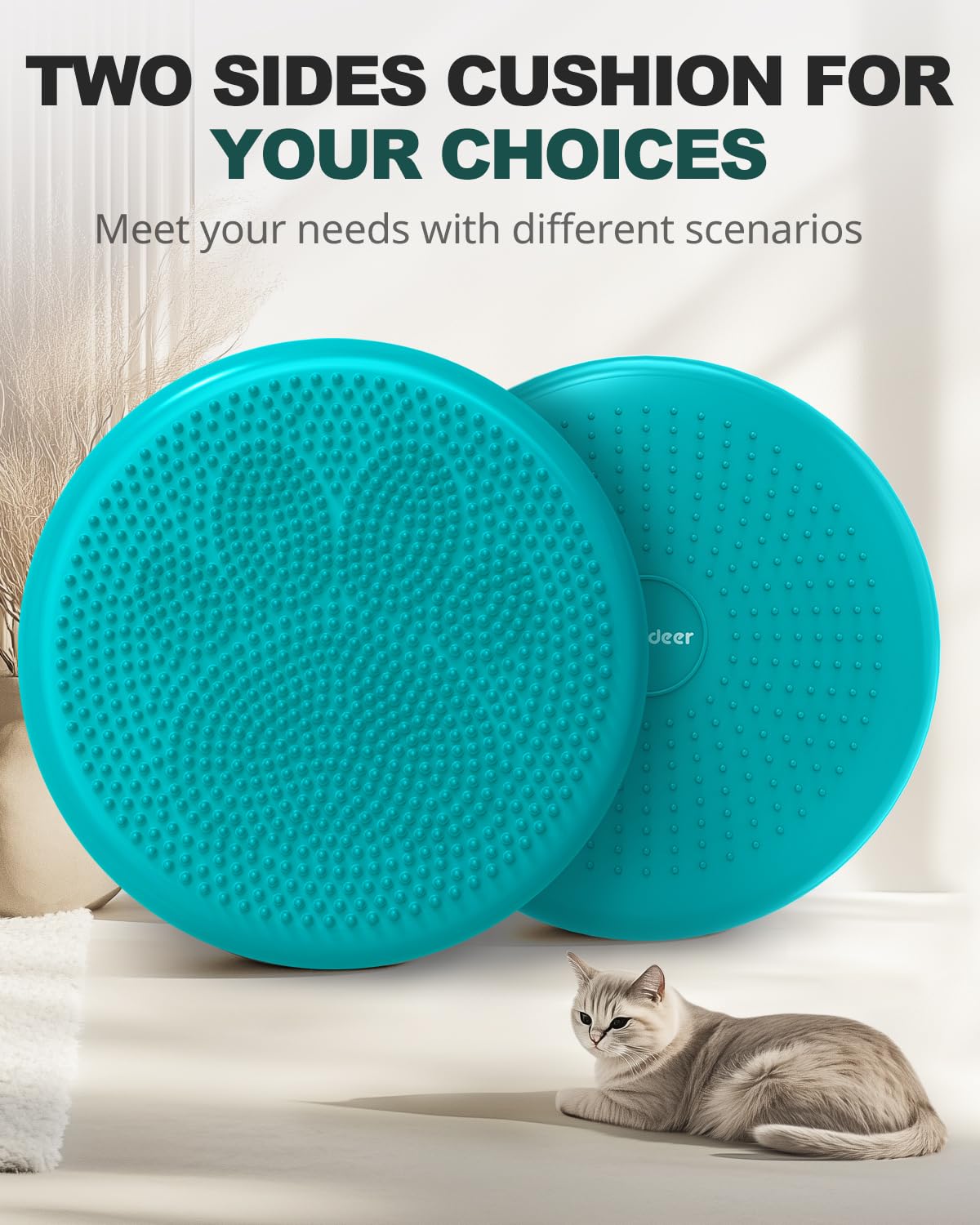 Cojín de Equilibrio Inflable Trideer - Asiento Mecedora - Imagen 3