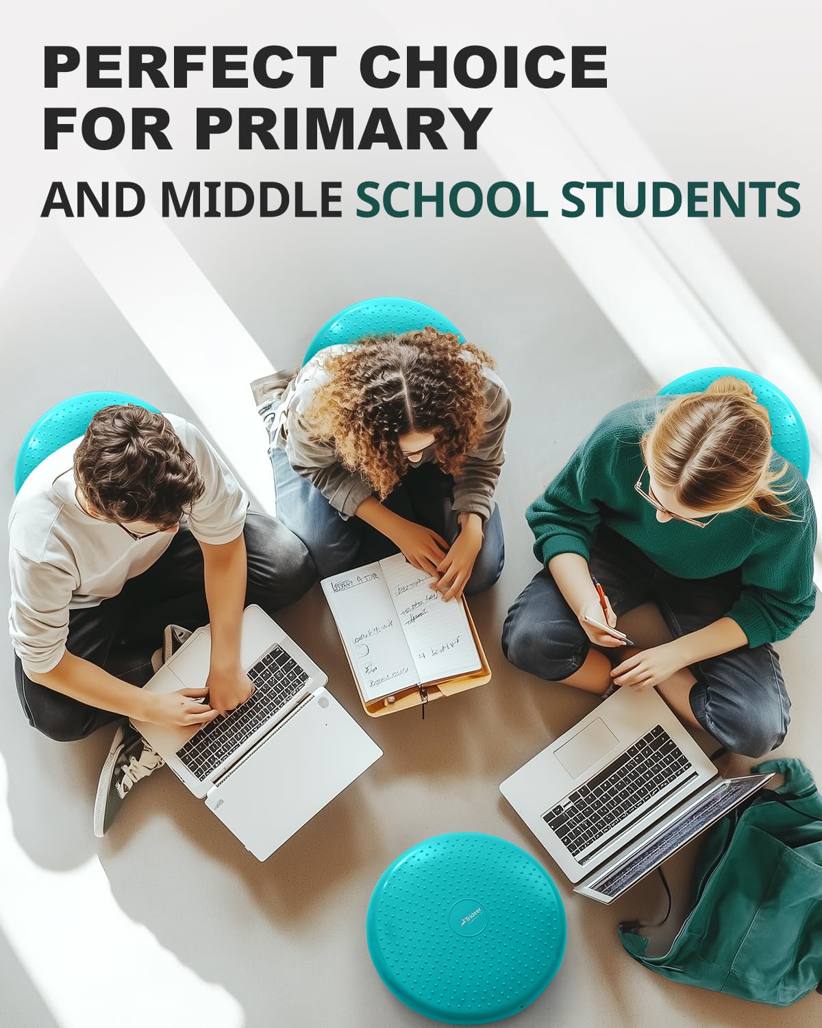 Cojín de Equilibrio Inflable Trideer - Asiento Mecedora - Imagen 5