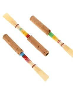4Pcs Oboe Reed, Oboe Medio Suave Hecho a Mano con Corcho