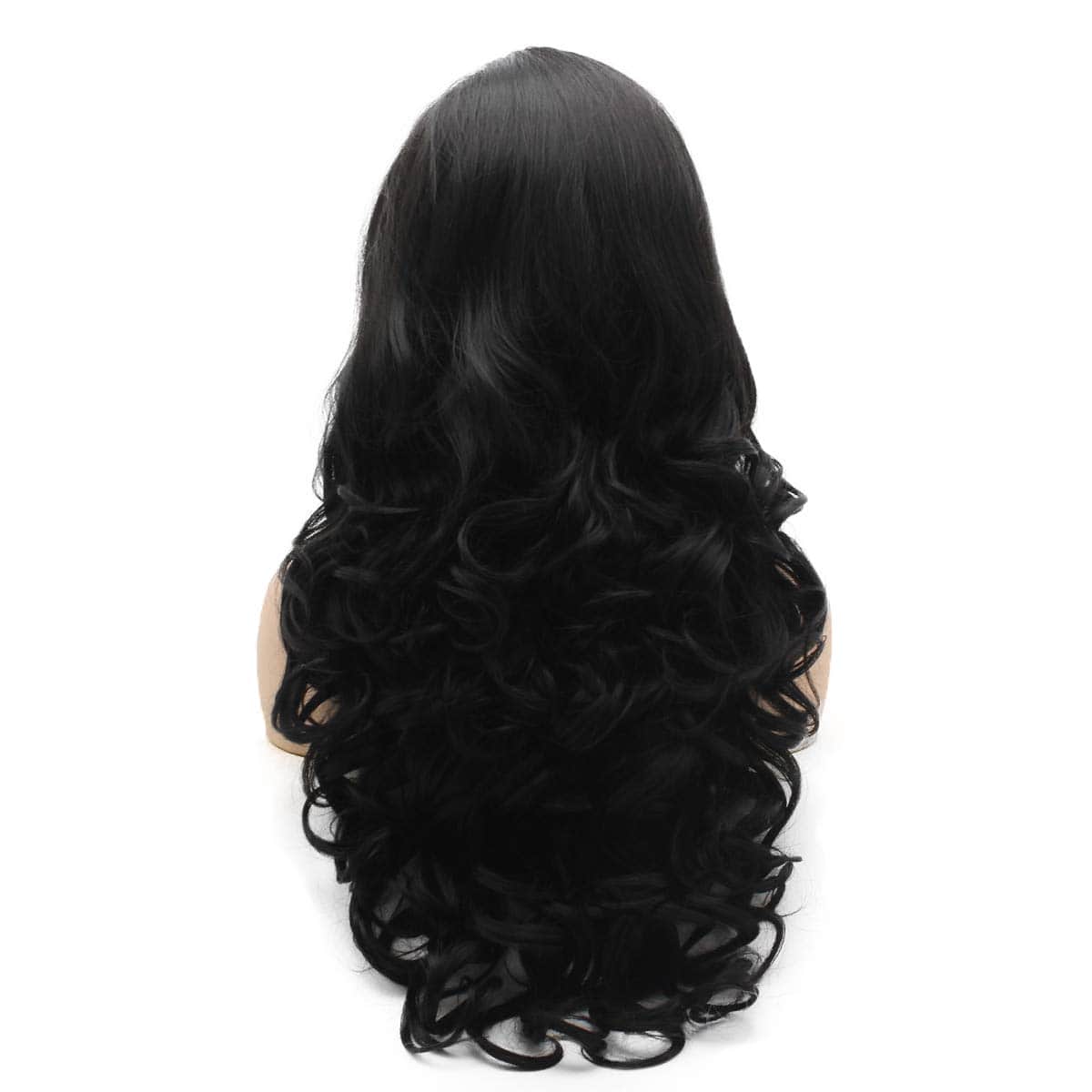 Pelucas de Encaje Sintético Ondulado Largo 26in Color - Imagen 5