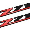 Emblemas Z71 cromados grandes de 10 pulgadas para GMC Chevy