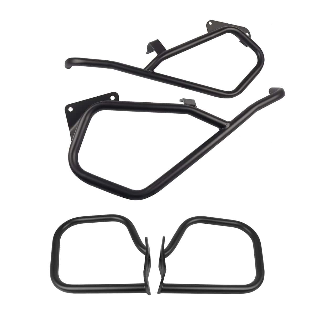 1 Par de protectores de motor delanteros y traseros para