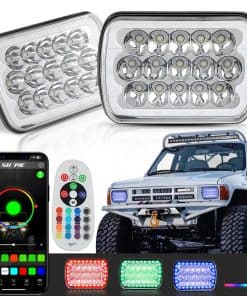 Ensamblaje de Faros SUNPIE Compatible con Jeep Cherokee XJ