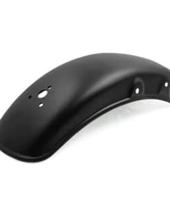 Guardabarros trasero de motocicleta de metal negro para