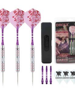 Dardos de Punta de Acero CUESOUL Pink Ladies de 23 Gramos