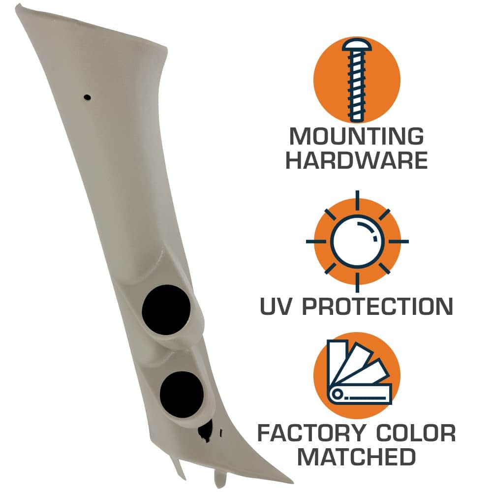Soporte para medidores dobles GlowShift Tan de tamaño - Imagen 5