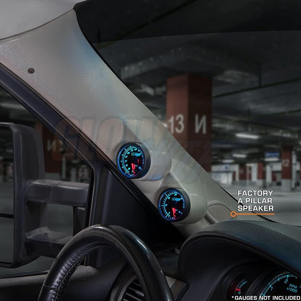 Soporte para medidores dobles GlowShift Tan de tamaño - Imagen 4