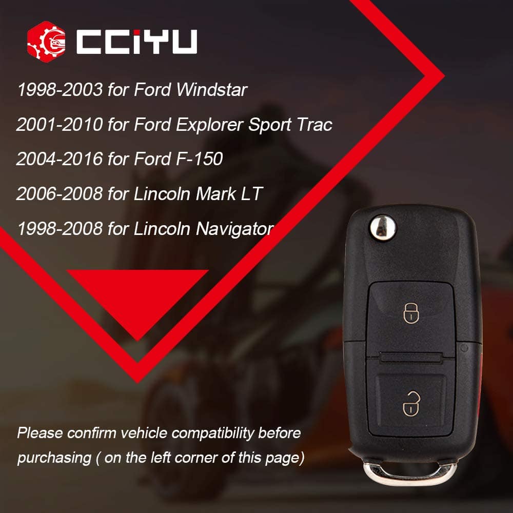 Control remoto de entrada sin llave de repuesto cciyu - Imagen 3