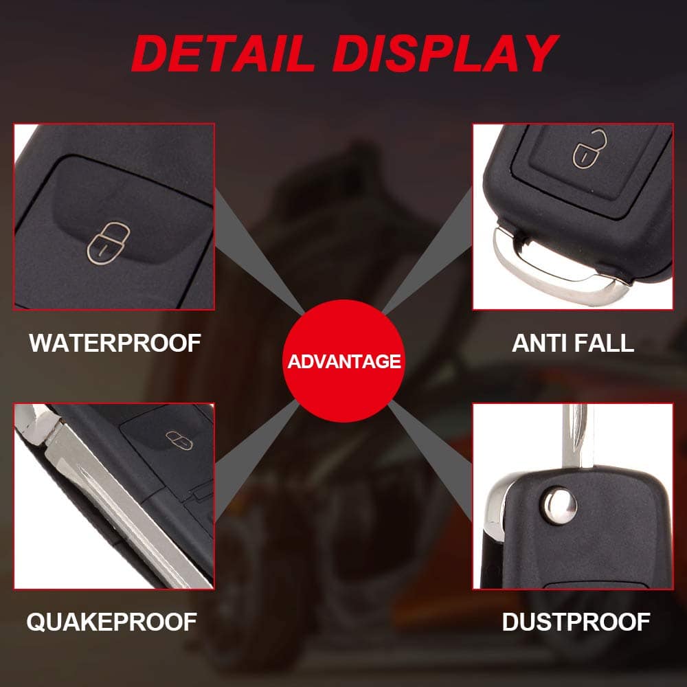 Control remoto de entrada sin llave de repuesto cciyu - Imagen 6