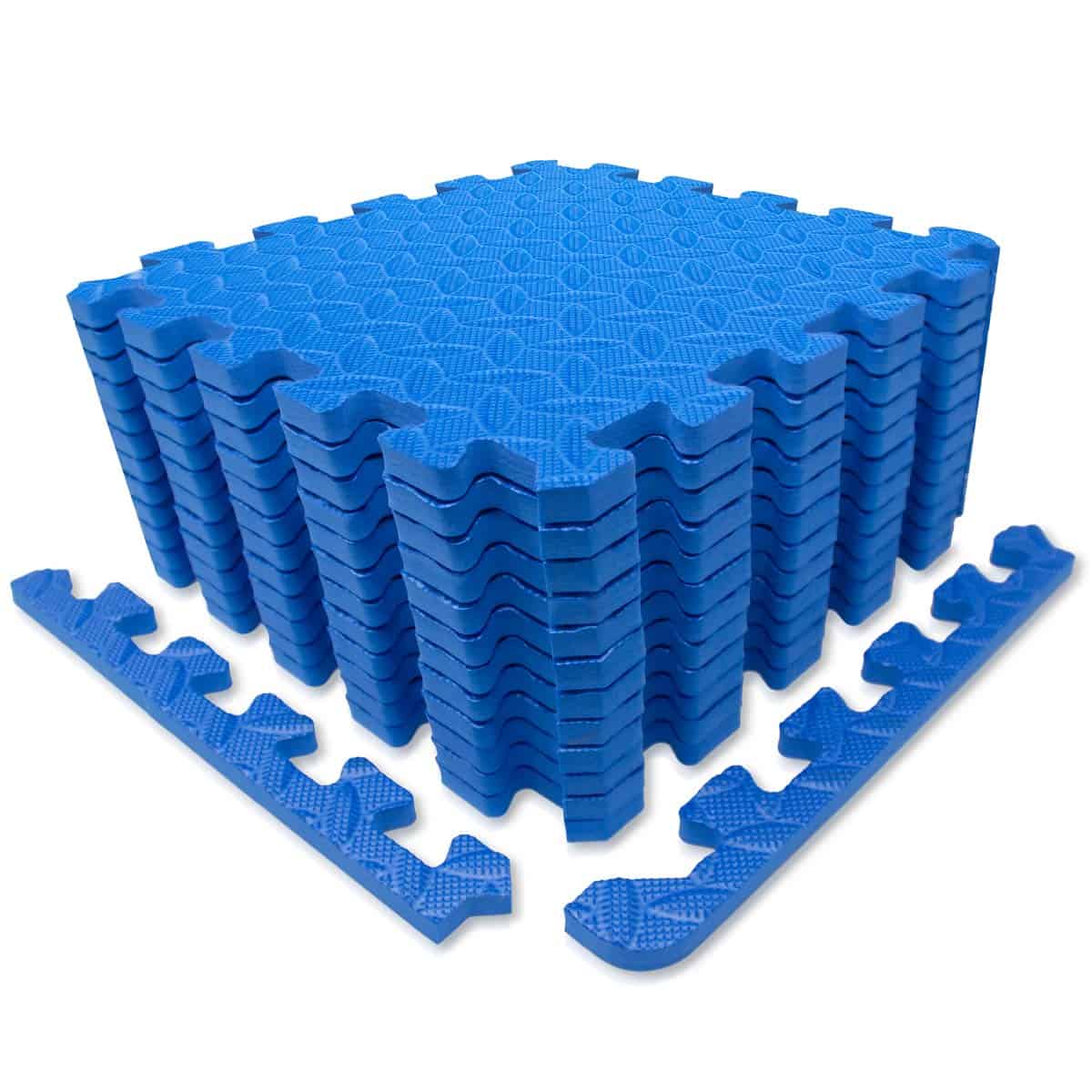 Tapete de Ejercicio/Protectores de Piso -Azul