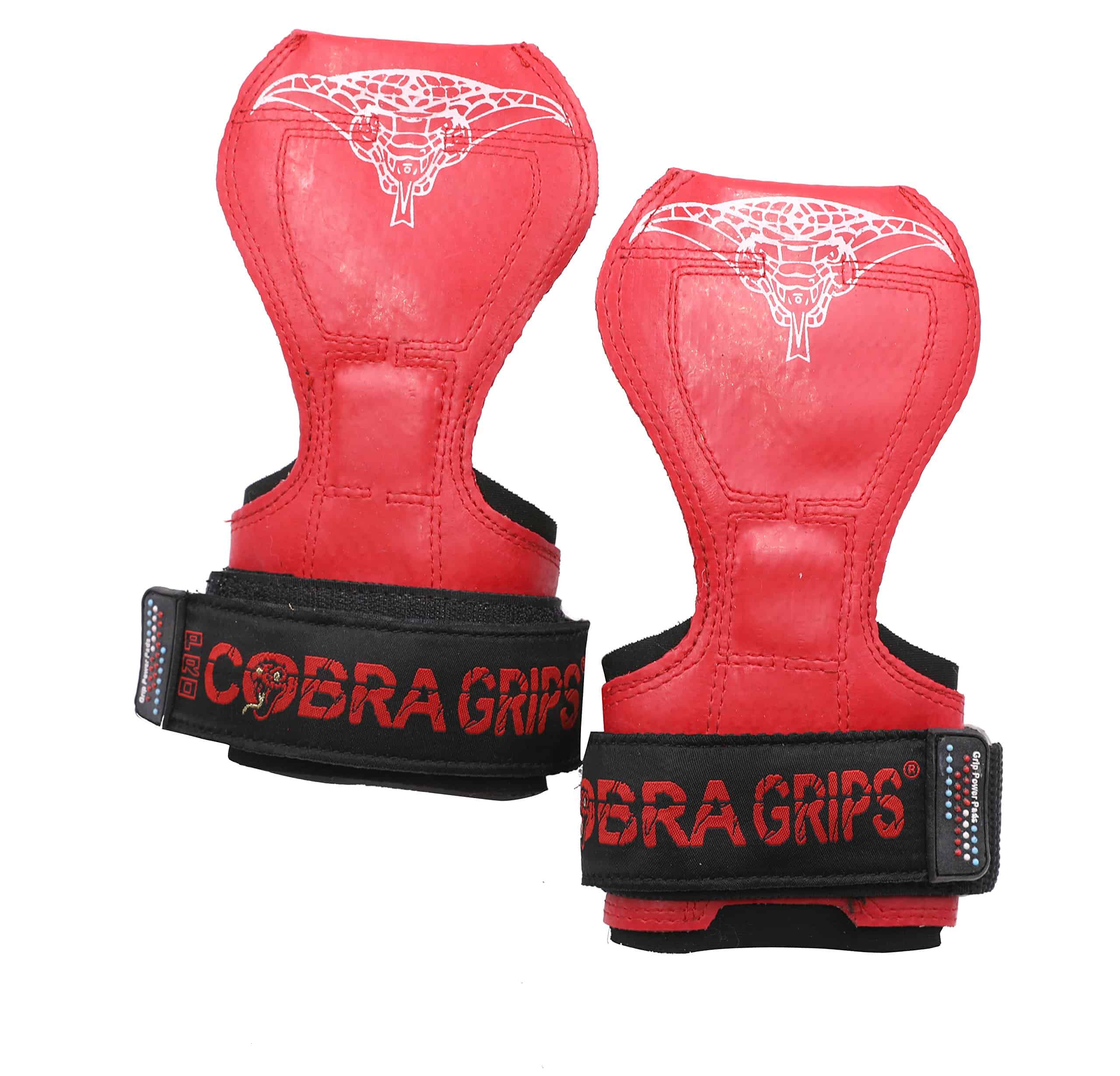 Cobra Grips PRO Guantes de Levantamiento de -Rojo de Goma - Imagen 4