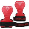 Cobra Grips PRO Guantes de Levantamiento de -Rojo de Goma