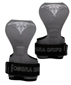 Cobra Grips PRO Guantes de Levantamiento de -Gris Caucho