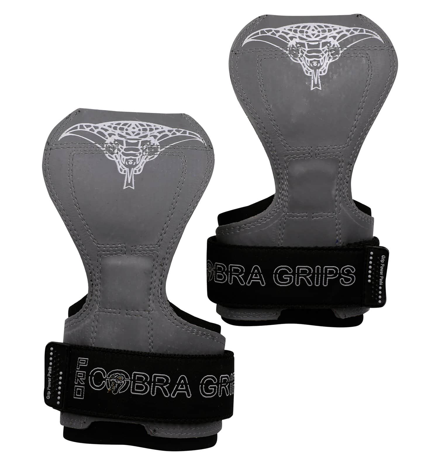 Cobra Grips PRO Guantes de Levantamiento de -Gris Caucho