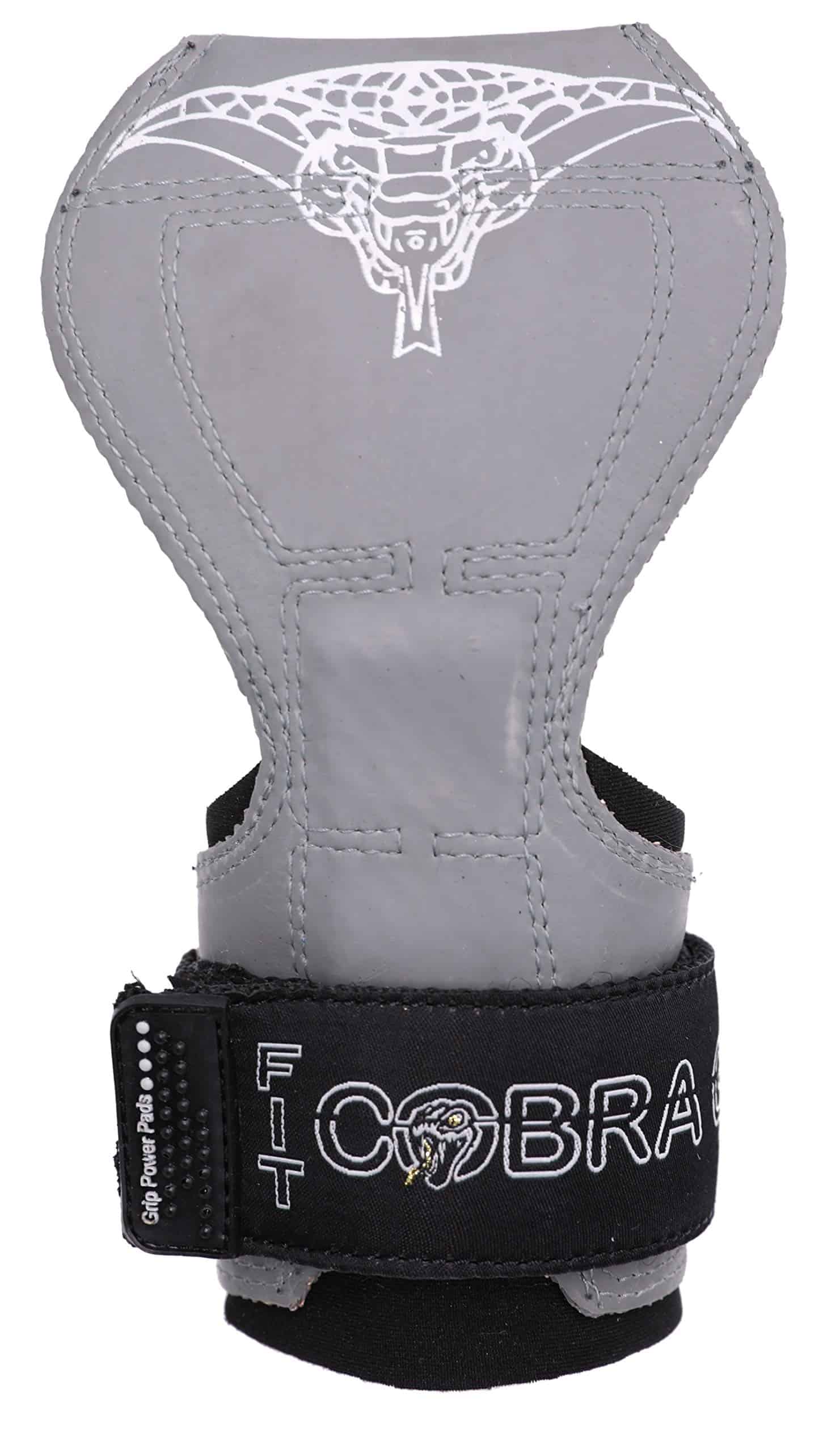 Cobra Grips PRO Guantes de Levantamiento de -Gris de Goma - Imagen 3
