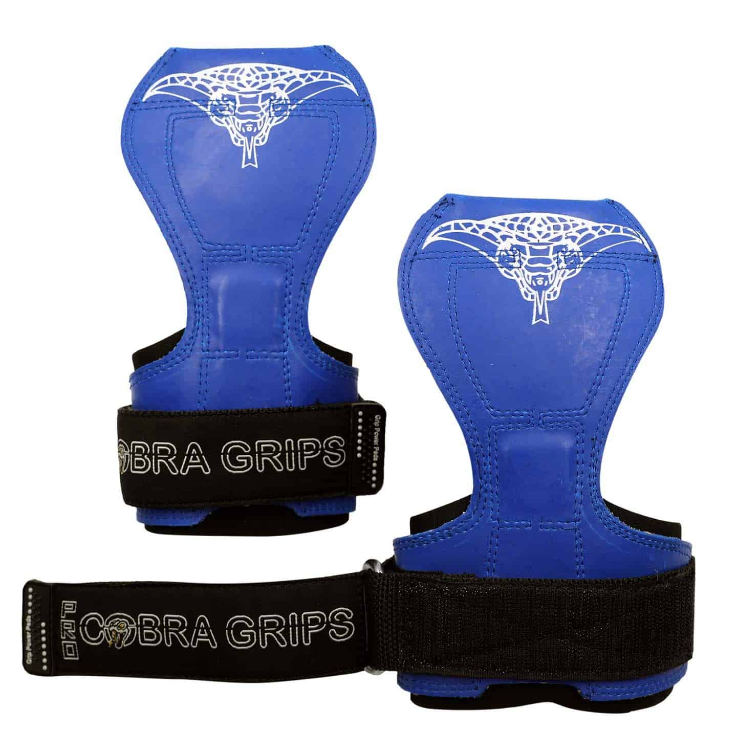 Cobra Grips PRO Guantes de Levantamiento de -Azul Goma FIT - Imagen 3