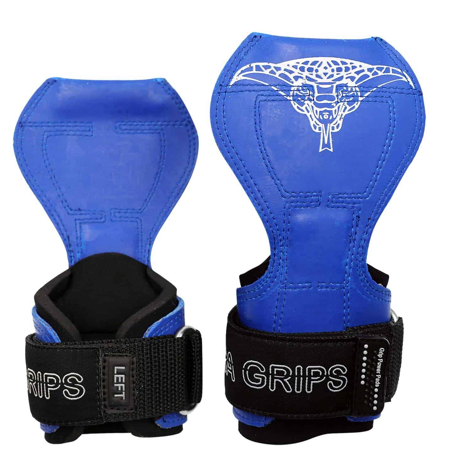 Cobra Grips PRO Guantes de Levantamiento de -Azul Goma FIT