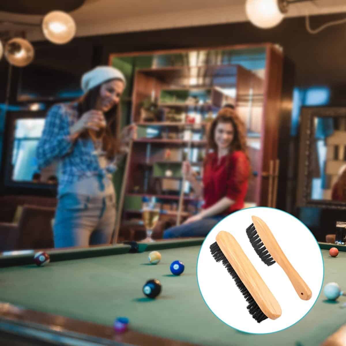 2pcs Cepillo de Riel para Mesa de Billar Snooker con Pelo - Imagen 9