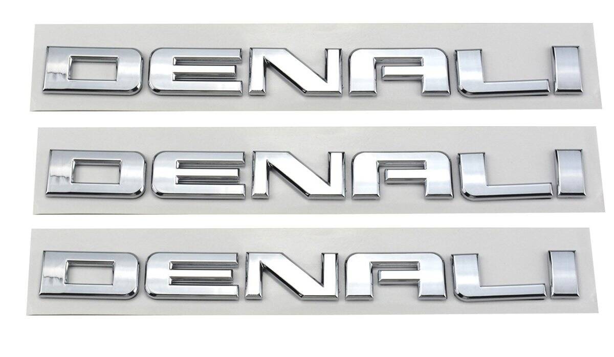 Emblemas de Placa de nombre Denali AAIMOLL, Repuesto para