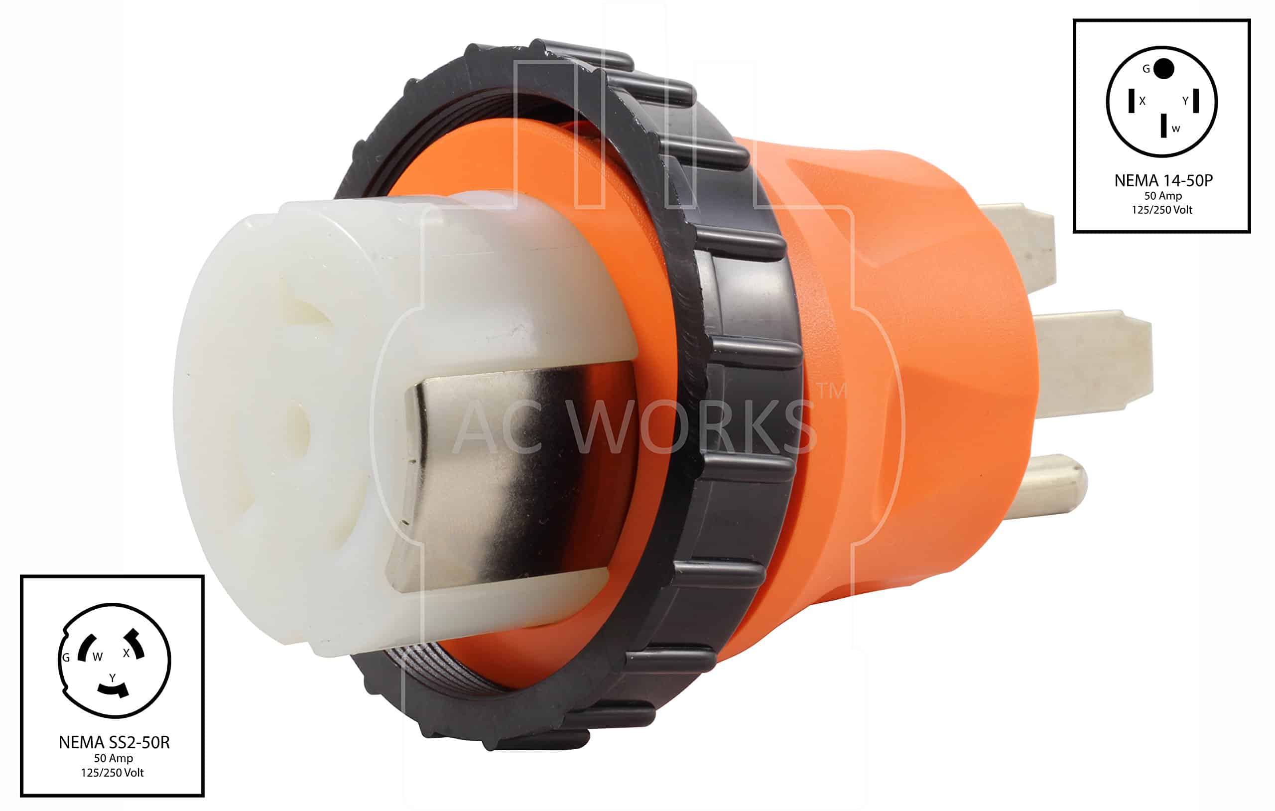 Adaptador Desmontable para RV y Marina de 50 Amperios - Imagen 3