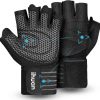 Guantes de levantamiento de pesas -Negro