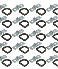 The ROP Shop | (20) 3/8" Anillos de Acero y Clips de Amarre