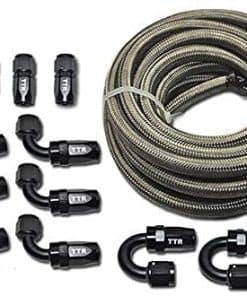 Kit de Manguera de Combustible de Acero -Black