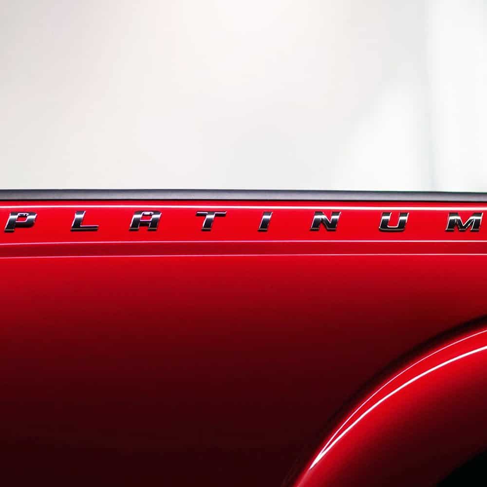 2 Paquete de Emblemas Originales de Platino Calcomanía 3D - Imagen 7