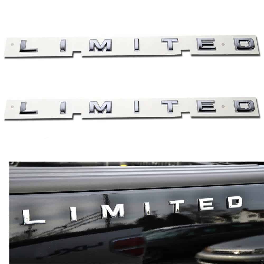Emblemas laterales OEM Limited 3D Limited 2pack Compatible