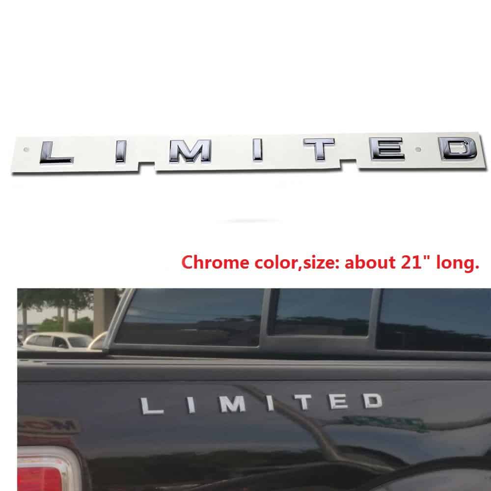 Emblemas laterales OEM Limited 3D Limited 2pack Compatible - Imagen 5