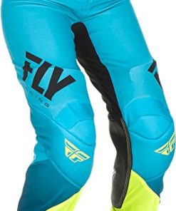 Pantalones de Mujer Fly Racing Lite Azul/Amarillo