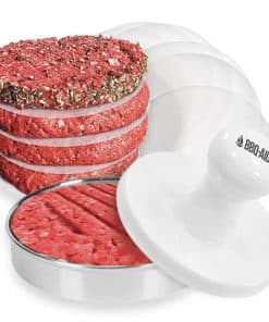 Presionador de hamburguesas de porcelana BBQ-Aid 5" -
