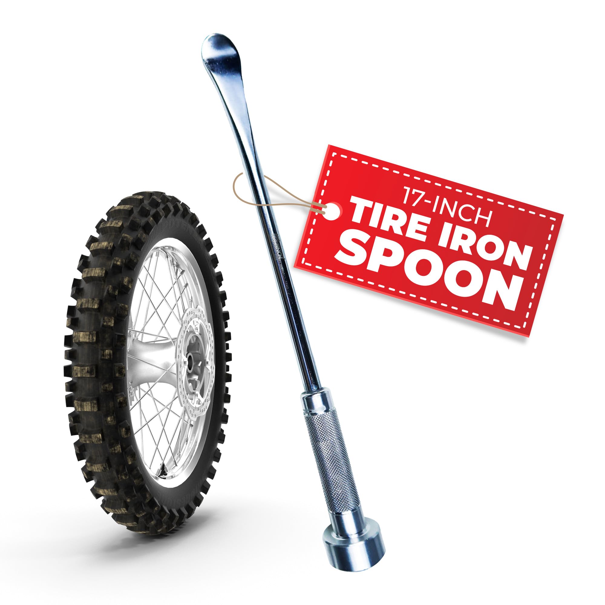 BAJA NO PINCH 17 inch Steel Tire Spoon Lever | Iron Tool