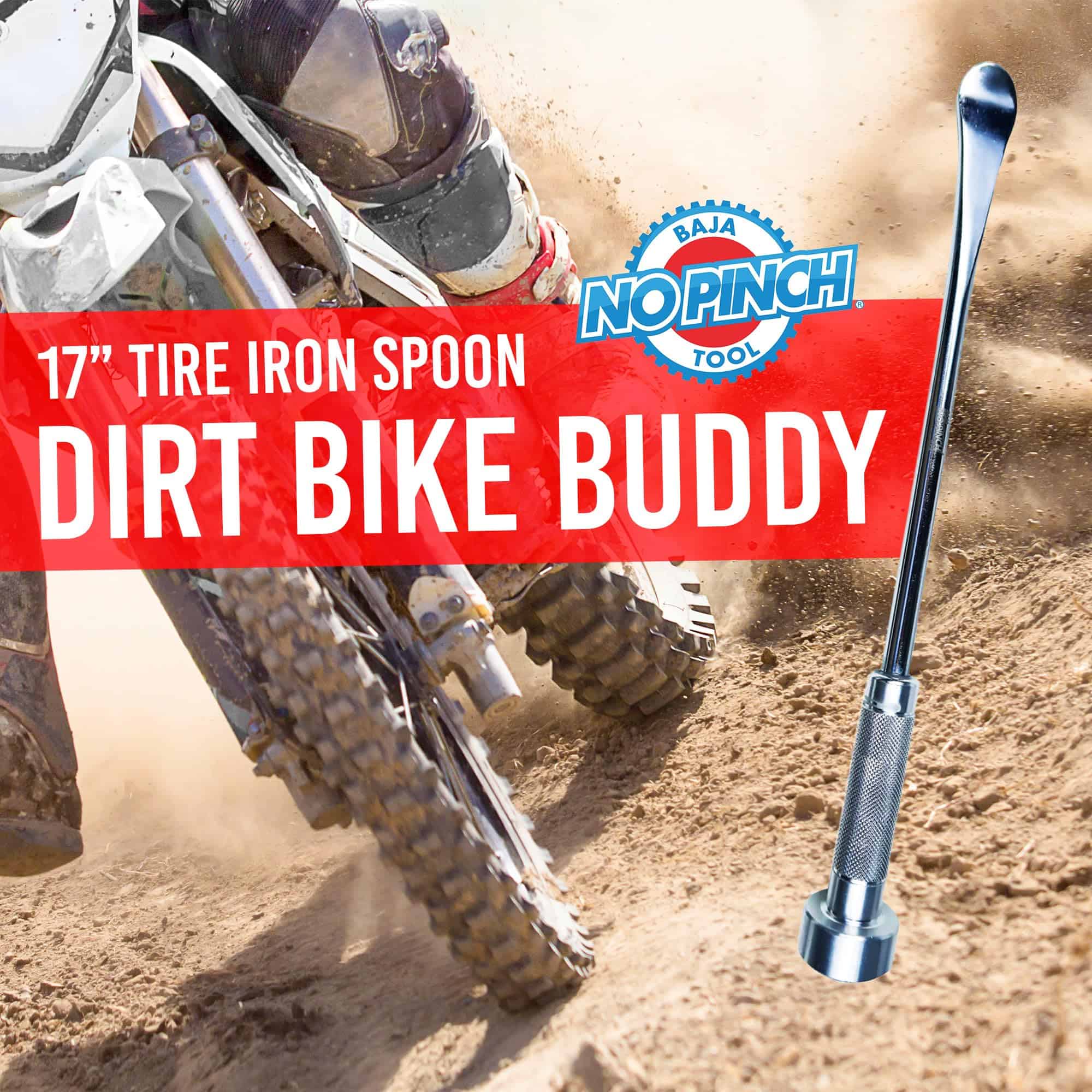 BAJA NO PINCH 17 inch Steel Tire Spoon Lever | Iron Tool - Imagen 8