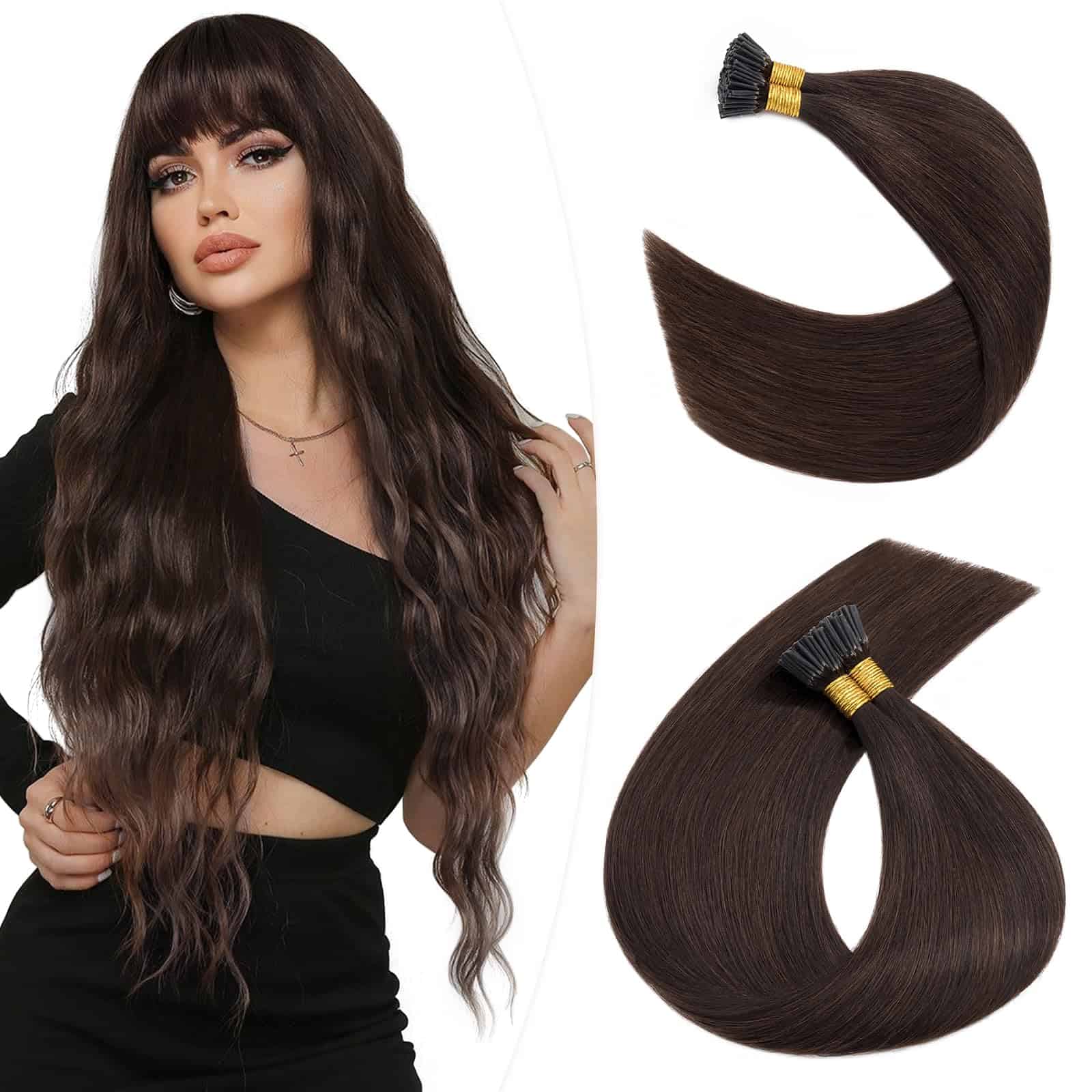 Extensiones de Cabello Humano Real Hairro Pre Bonded Remy