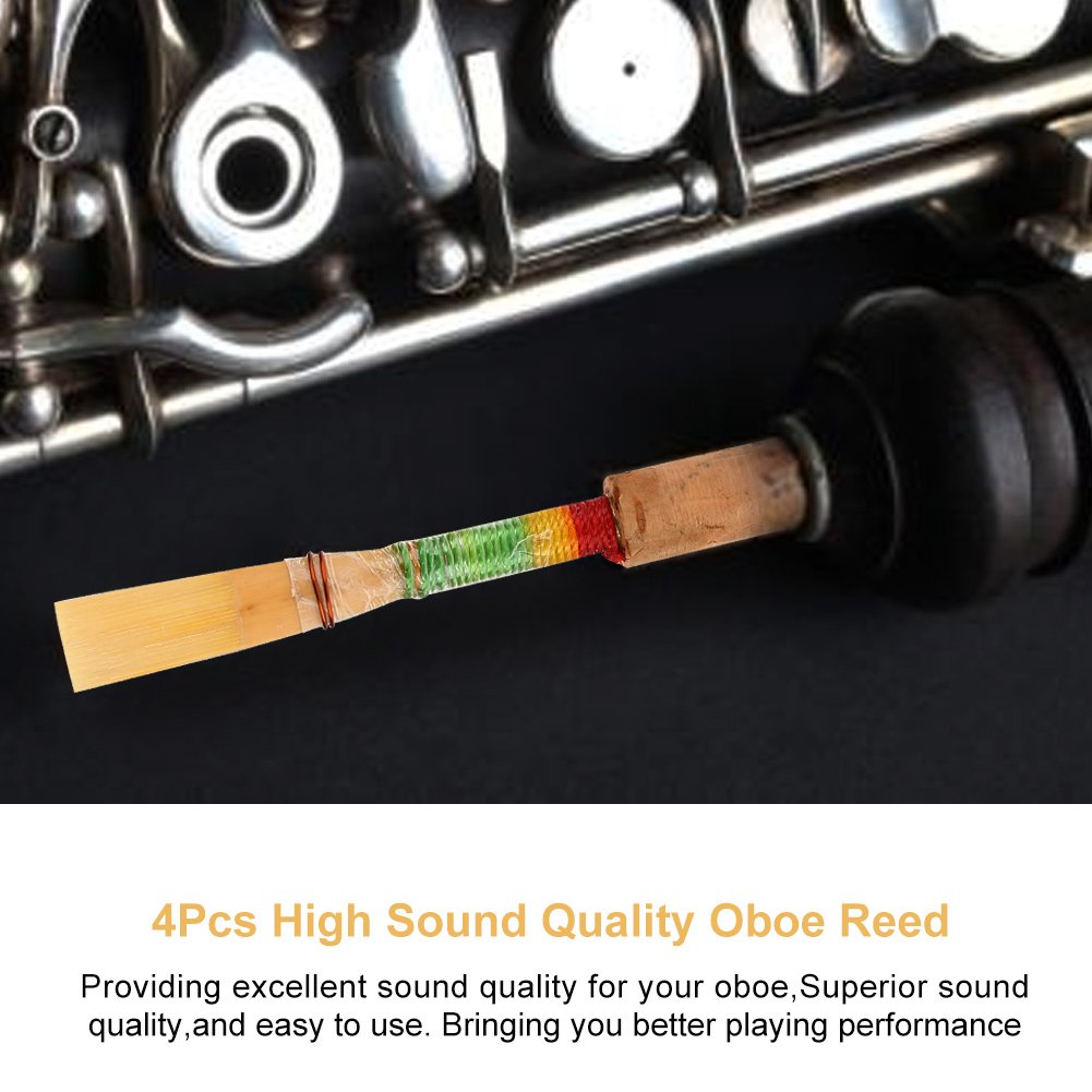 4Pcs de Cañas de Oboe de Alta Calidad Sonora de Dureza - Imagen 5