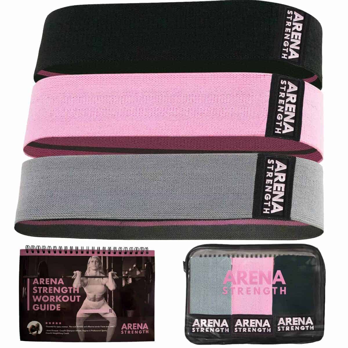 Bandas de Resistencia para Ejercicio de Tela Arena Strength