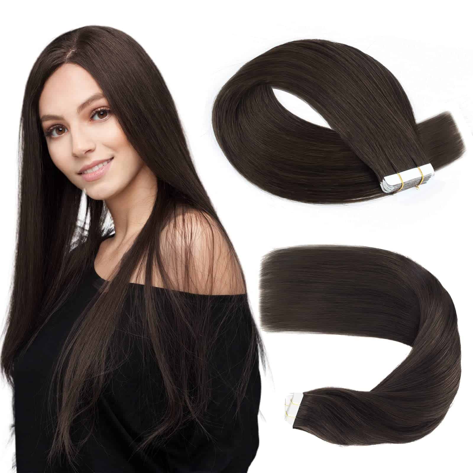 Sassina Extensiones de Cabello Tape in Double Sided Skin