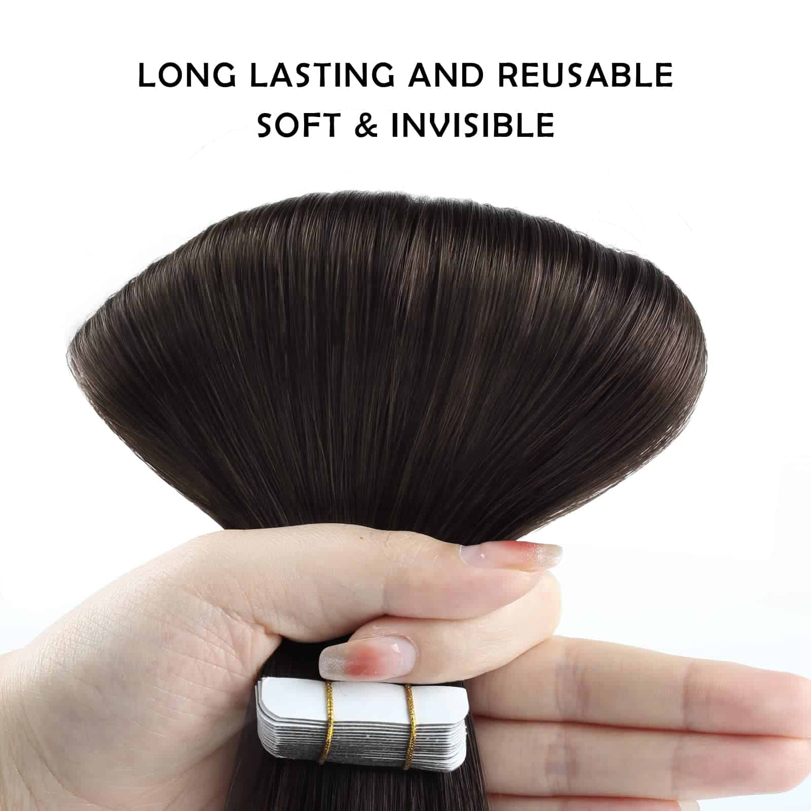 Sassina Extensiones de Cabello Tape in Double Sided Skin - Imagen 6
