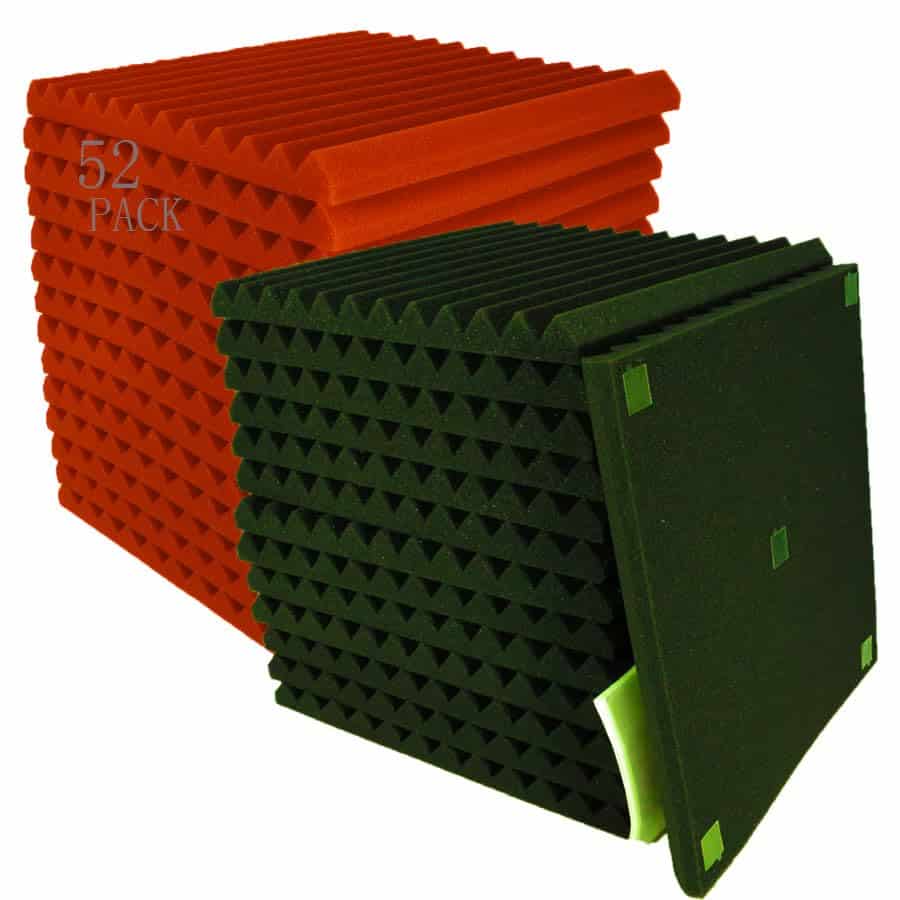 52 Paquete de Paneles Acústicos de Espuma para Estudio 12