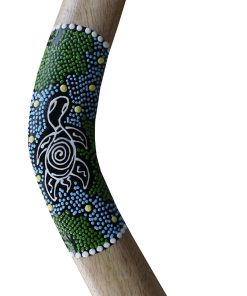 RaanPahMuang Búmeran Decorativo de Arte Aborigen