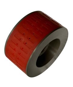 Rueda de Succión PPE para MBO, 4 Pulgadas de Ancho, Rojo,