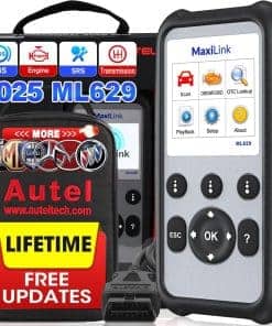 Autel MaxiLink ML629 Escáner OBD2 Automotriz, Modelo 2025